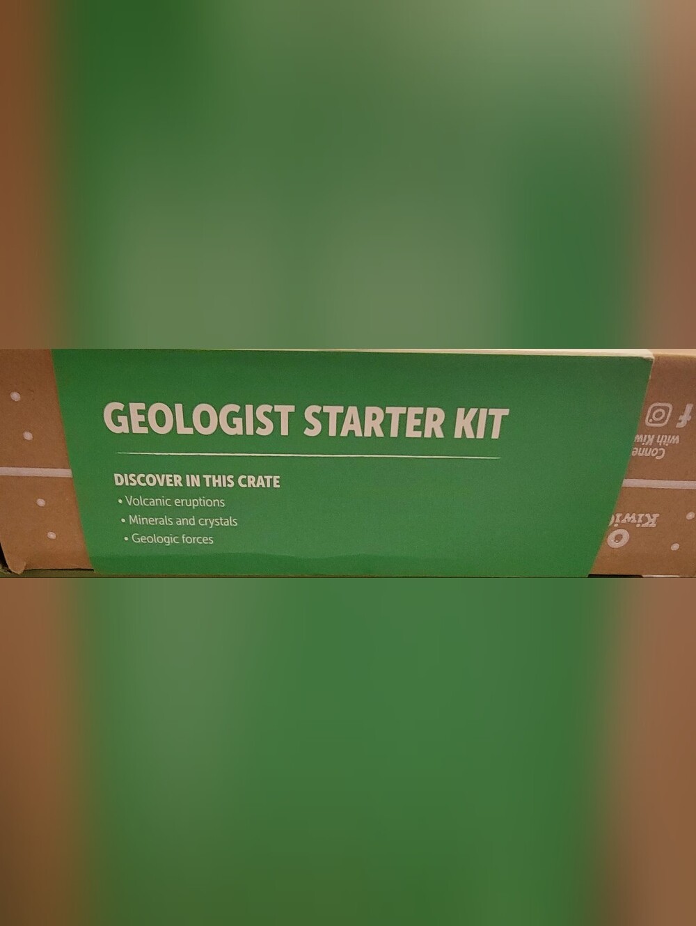 KiwiCo Geologist Starter Kut For Ages 5+ Science Kit Box Art -